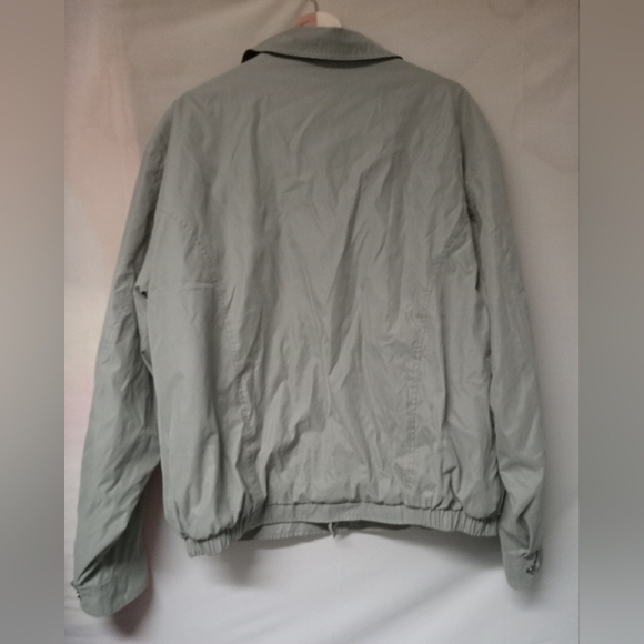Claiborne Gray Windbreaker Jacket Lightweight Casual - Picture 2 of 4